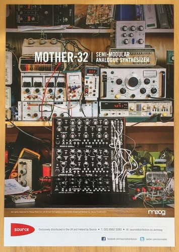 Moog mother magazine ad - moog, 32