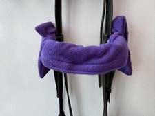 Fleece brow band cover, brow band protector, brow band show cover 14"-18"