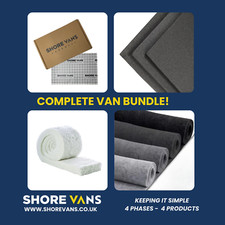 VW T5 SWB Medium Van Insulation Bundle SOUND DEADENING INSULATION CARPET LINING