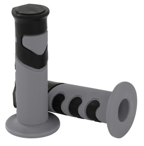 Motocross grips grey black - grey,
