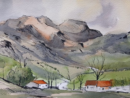 Lake district landscape - district,