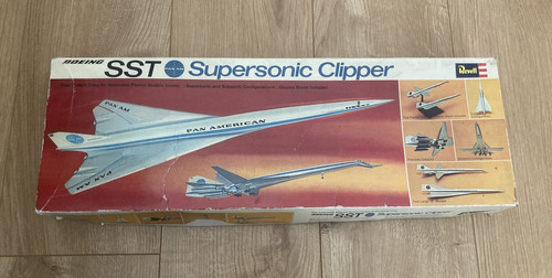 Revell model kit boeing sst - model,