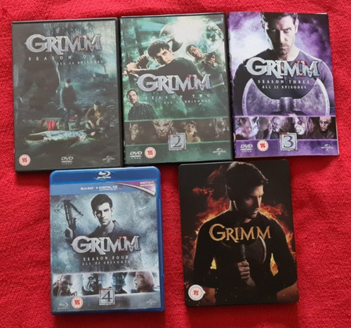 Grimm series dvd - grimm, 1-5