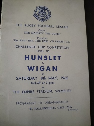 1965 rugby league challenge - rugby,
