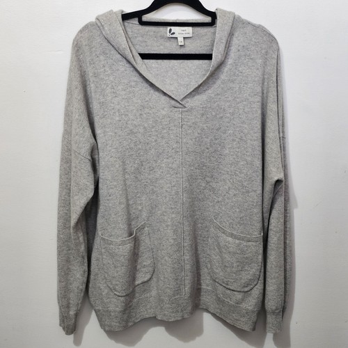 Next grey 100 cashmere hoodie - next, 100%