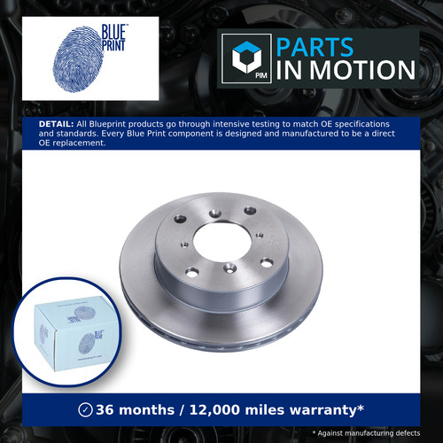Brake discs pair - discs, vented