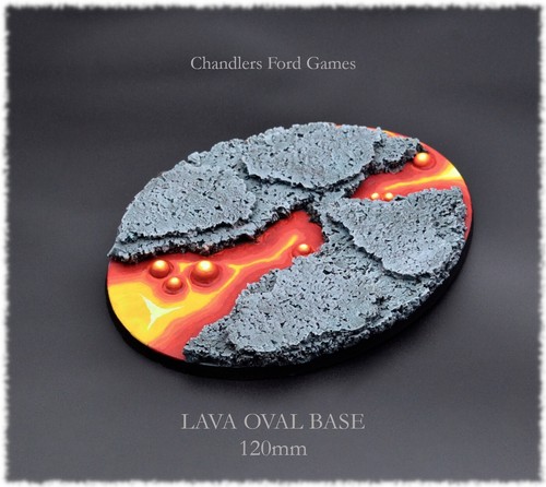 120mm oval lava base - 120mm, 1