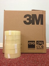 3M SCOTCH CLEAR TAPE 1" x 66M (25MM x 66M) 1, 6, 12, 18, 24, 36, 72, 144 ROLLS