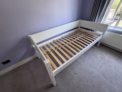White flexa single - bed, frame