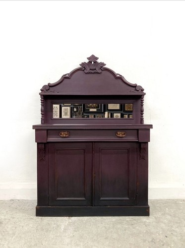 Antique mahogany chiffonier - antique,