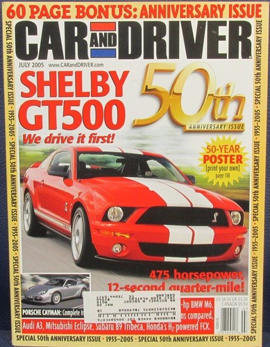 Car and driver magazine july - magazine,