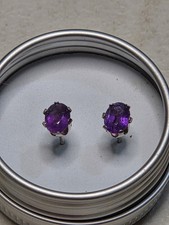 Genuine 7x5mm Oval Amethyst