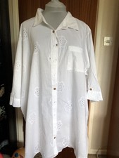 Matalan white 1/2 sleeve blouse size XXL