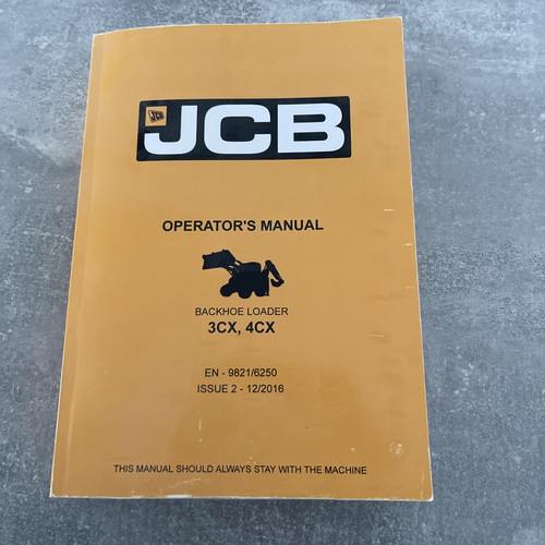 Jcb operators manual backhoe - jcb,