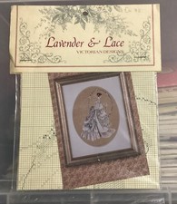 Vintage 1990 Lavender and Lace