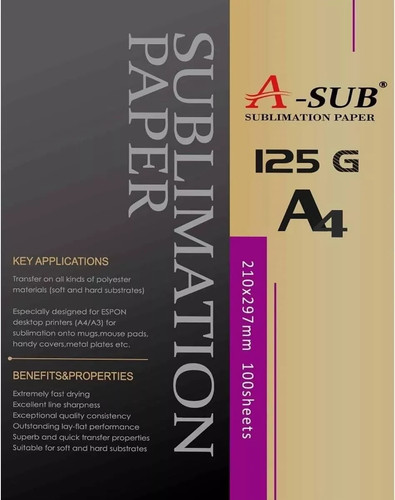 Sub sublimation paper a4 - a-sub,