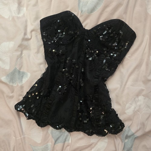 Frank usher black - black, lace