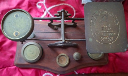 Vintage letter weighing - vintage,