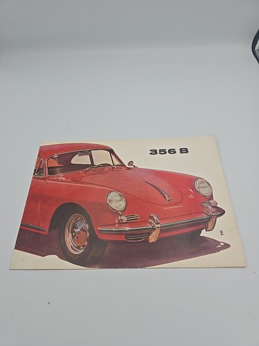 1960 porsche 356 brochure - porsche,
