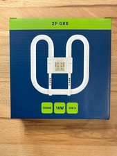 Fusion 16W 2D Compact Fluorescent Lamp 2 Pin GR8 3500K White B16/835/2P