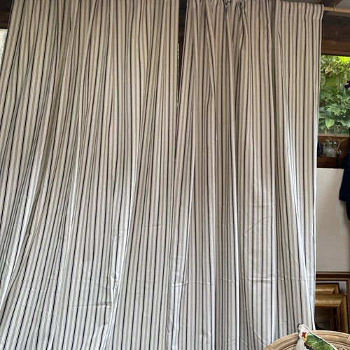 Ikea ticking stripe black - ticking,