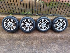 JAGUAR XF X250 SET OF 4 17" ALLOY WHEELS WITH TYRES
