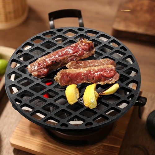 Cast iron round bbq grill - iron,
