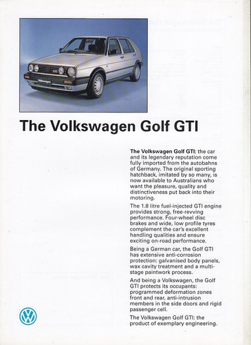 1991 volkswagen golf gti - volkswagen, 2p