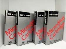 Set of 4 X Microdrive Cartridges For Sinclair QL ZX Spectrum 7202 Boxed