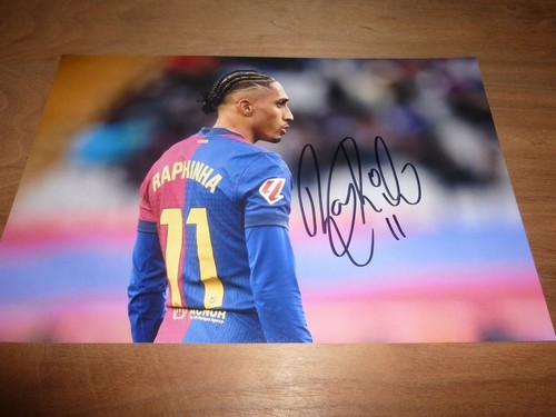 Raphinha signed 12x8 photo - signed,