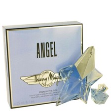 THIERRY MUGLER ANGEL 25ML EDP SP & 5ML TRAVEL SET (old formula, BNIB SEALED)