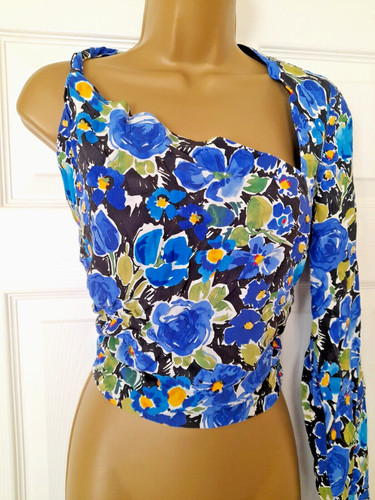 Zara womens ladies top blue - top,