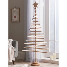 5ft Natural Wooden Christmas
