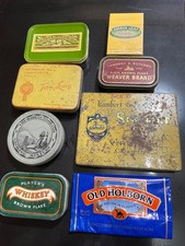 Tobacco tins etc job lot