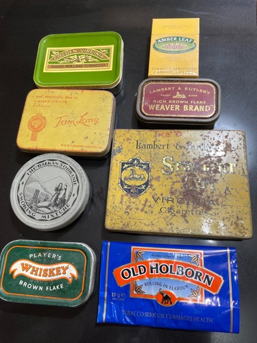 Tobacco tins etc job - , lot