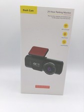 4K Ultra HD WiFi Dash Cam with 24-Hour Parking Monitor & Loop Recording