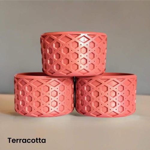Terracotta waffle tumbler - waffle, boot