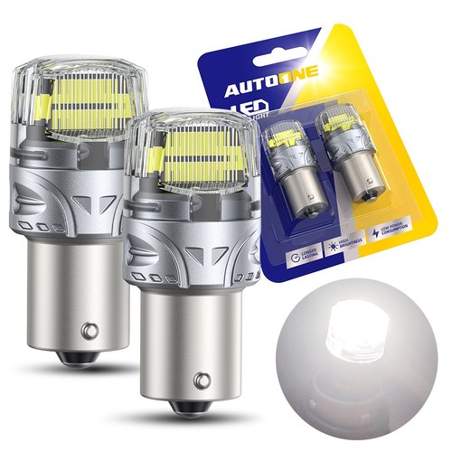 Pair autoone white led turn - led,