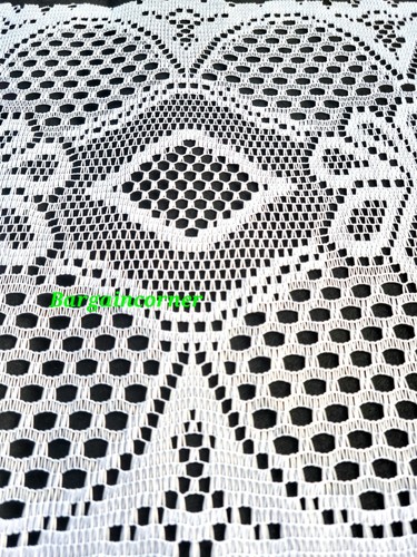 Rectangular polyester lace - polyester,