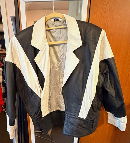 Leather unisex bomber jacket - bomber,