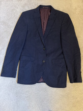NEXT TAILORING WOOL BLEND NAVY