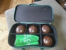 Henselite Bowls Set And Bag - Size 5 Super Grip - BIBC F85 335-GO