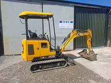 JCB 16C Mini Digger. 2020. Low