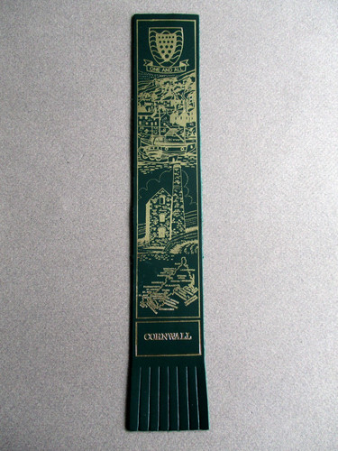 Leather bookmark cornwall - leather,