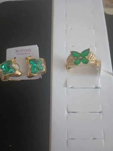 Earrings and ring set - earrings,