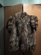 Raccoon Fur Jacket With
