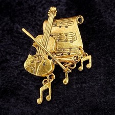 Violin Sheet Music Notes Charm