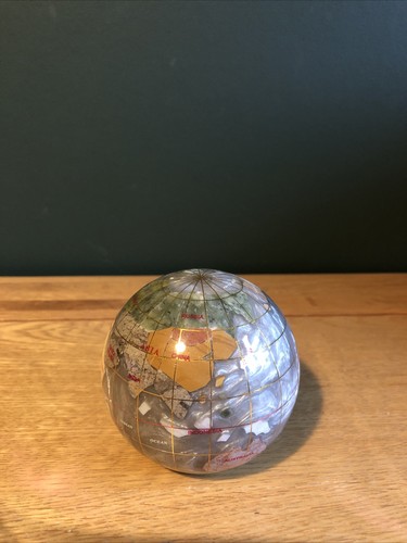 World globe with inlaid - world,