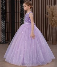 Kids Girls Sequin Bridesmaid