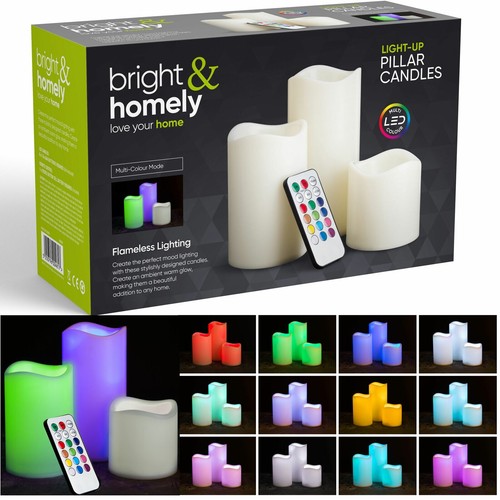 Colour changing led candle - colour,